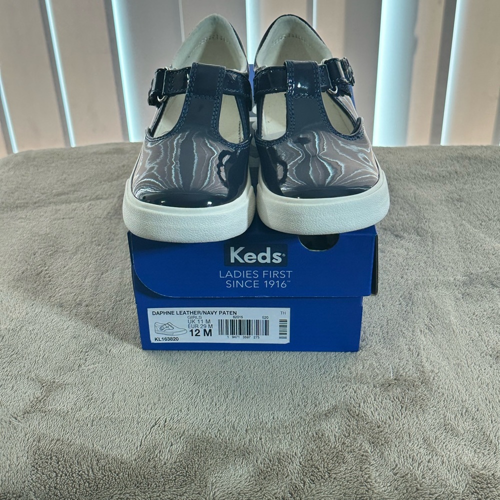 Girls Keds navy shoes